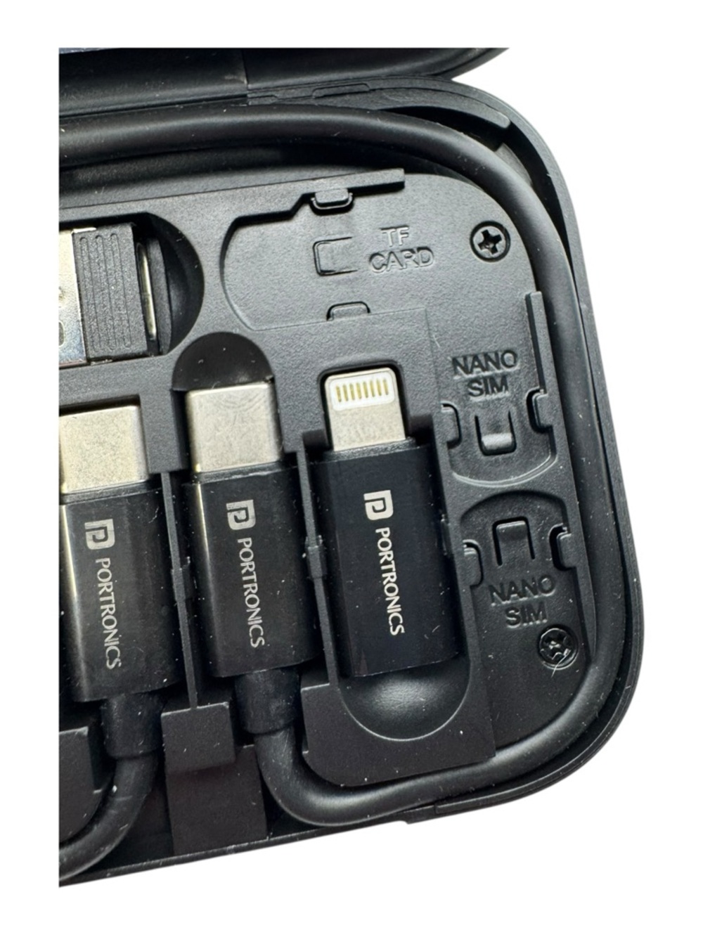 Travel Cable‎ Kit USB-C Micro Lightning TF SIM Card Case - Picture 4 of 8